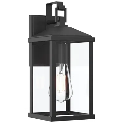 Progress Lighting Cantley Medium Outdoor Wall  Lantern With Clear Glass Panels