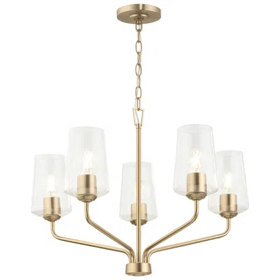 Progress Lighting Celino Five-light Chandelier In Multi