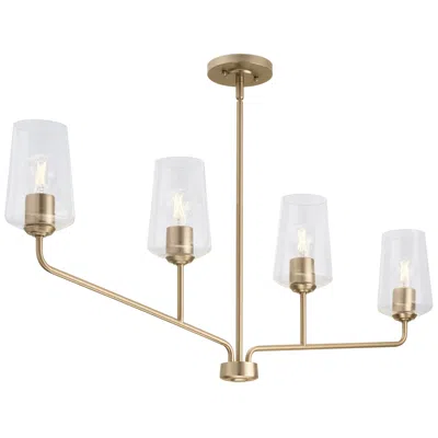 Progress Lighting Celino Four-light Linear Chandelier