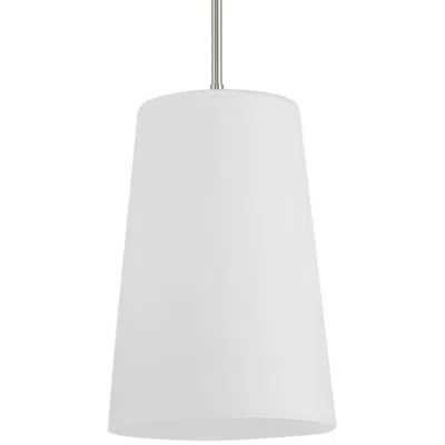 Progress Lighting Clarion Collection One-light Etched White Pendant P500430