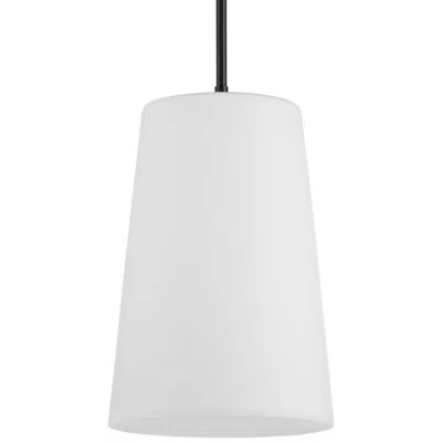 Progress Lighting Clarion Collection One-light Etched White Pendant P500430