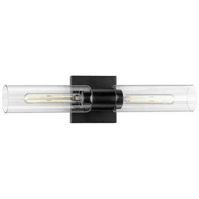 Progress Lighting Collection Two-light Clear Glass Modern Style Bath Vanity Wall Light