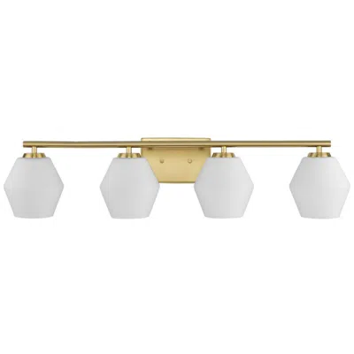 Progress Lighting Copeland Collection Four-light Mid-century Modern Vanity Light