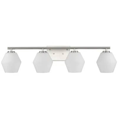 Progress Lighting Copeland Collection Four-light Mid-century Modern Vanity Light