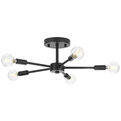 Progress Lighting Delayne Collection Five-light Semi-flush Mount Light