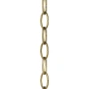 Progress Lighting Distressed Chain In Distressed Brass