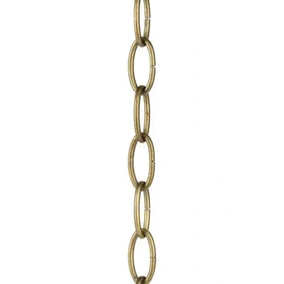 Progress Lighting Distressed Chain In Distressed Brass