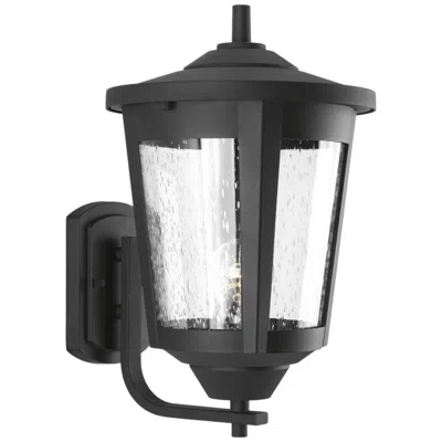 Progress Lighting East Haven Collection One-light Large Wall Lantern In Black