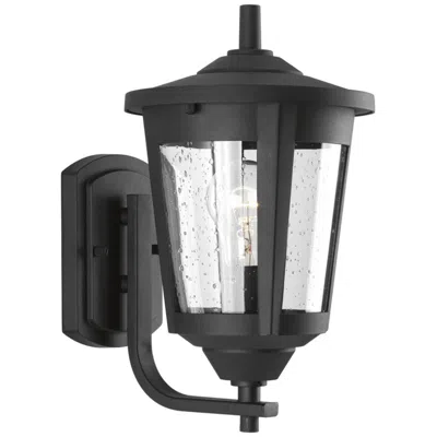 Progress Lighting East Haven Collection One-light Medium Wall Lantern In Black