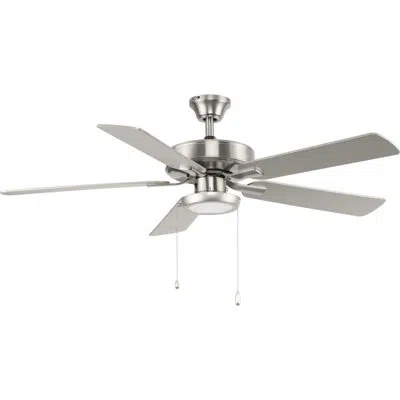 Progress Lighting Edgelit 1-light Led Ceiling Fan Light Kit In Painted Nickel