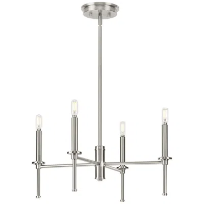 Progress Lighting Elara Collection Four-light Chandelier Light