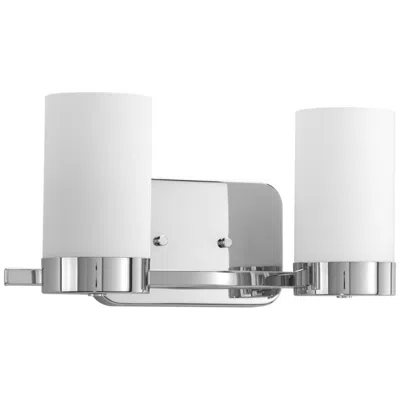 Progress Lighting Elevate 2-light Etched Glass Vanity Light