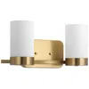 Progress Lighting Elevate 2-light Etched Glass Vanity Light