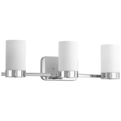 Progress Lighting Elevate 3-light Etched Glass Vanity Light