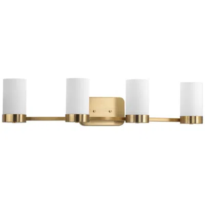 Progress Lighting Elevate 4-light Etched Glass Vanity Light
