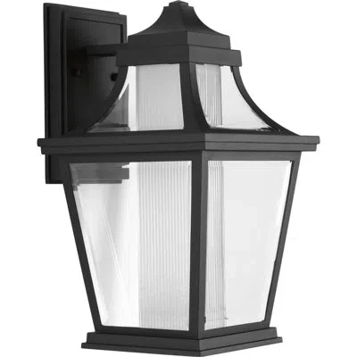 Progress Lighting Endorse Black Outdoor Wall Lanter In Powder Coated Finish