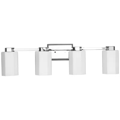 Progress Lighting Estrada Collection Four-light Contemporary Bath & Vanity Light