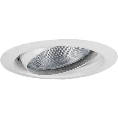 Progress Lighting Eyeball 3.8" Recessed Trim In White