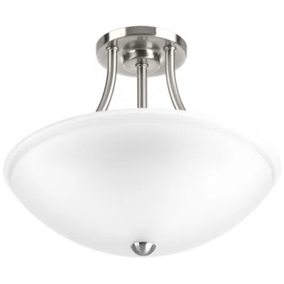 Progress Lighting Gather Collection 12-7/8" Semi-flush/convertible