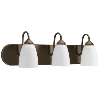 Progress Lighting Gather Collection Antique Bronze 3-light Vanity Light