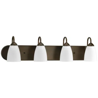 Progress Lighting Gather Collection Antique Bronze 4-light Vanity Light