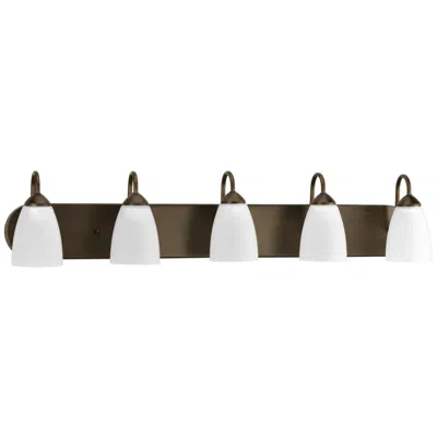 Progress Lighting Gather Collection Antique Bronze 5-light Vanity Light