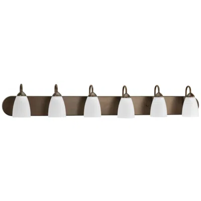 Progress Lighting Gather Collection Antique Bronze 6-light Vanity Light