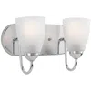 Progress Lighting Gather Collection Polished Chrome 2-light Vanity Light