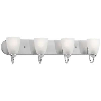 Progress Lighting Gather Collection Polished Chrome 4-light Vanity Light