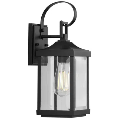 Progress Lighting Gibbes Street Collection Textured Black 1-light Small Wall Lantern