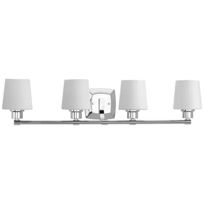 Progress Lighting Glance 4-light Etched Glass Vanity Light
