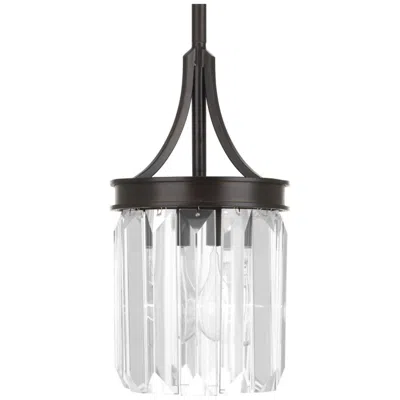 Progress Lighting Glimmer Collection One-light Clear Glass Mini-pendant Light
