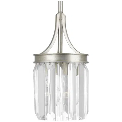 Progress Lighting Glimmer Collection One-light Clear Glass Mini-pendant Light