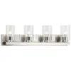 Progress Lighting Goodwin Collection Four-light Modern Vanity Light With Clear Glass