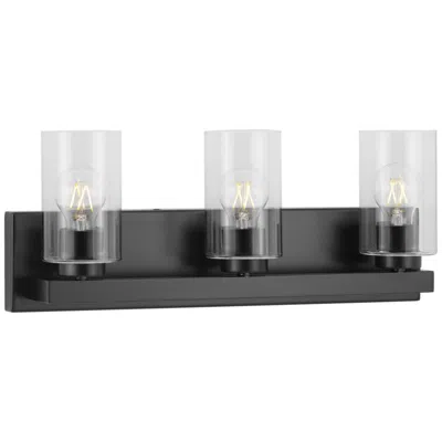 Progress Lighting Goodwin Collection Three-light Modern Vanity Light With Clear Glass