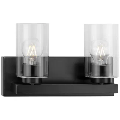 Progress Lighting Goodwin Collection Two-light Modern Vanity Light With Clear Glass