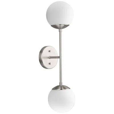 Progress Lighting Haas Collection 2-light Brushed Nickel Wall Sconce