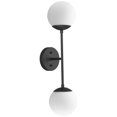 Progress Lighting Haas Collection 2-light Matte Black Wall Sconce