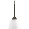 Progress Lighting Heart 1 - Light Single Dome Pendant