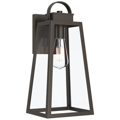 Progress Lighting Hedry Large Outdoor Wall Lantern With Clear Glass Panels