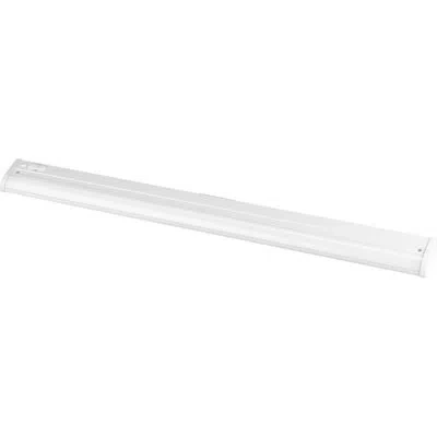 Progress Lighting Hide-a-lite Led 35.5" Under Cabinet Strip Light In Satin White