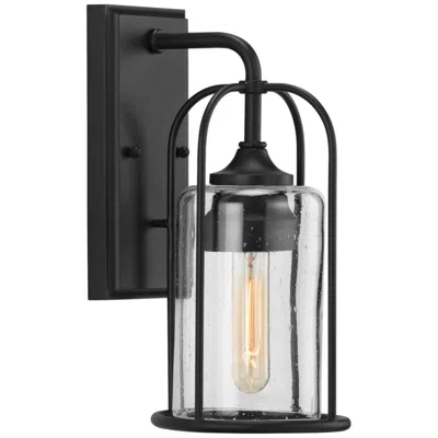 Progress Lighting Hill Collection One-light Clear Seeded Glass Small Outdoor Wall Lantern