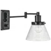 Progress Lighting Hinton Collection Swing Arm Wall Light
