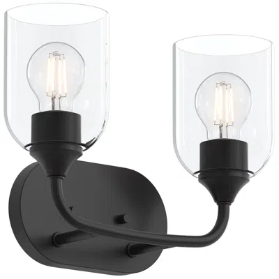 Progress Lighting Ilia 2-light Bath Vanity With Clear Glass Shade