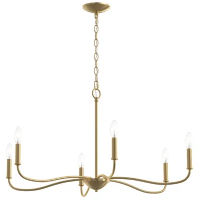 Progress Lighting Ilia 6-light Large Chandelier