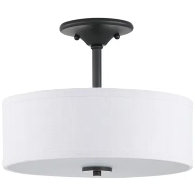 Progress Lighting Inspire Collection 13" Two-light Semi-flush