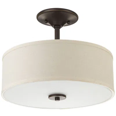 Progress Lighting Inspire Collection One-light 13" Led Semi-flush Mount