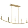 Progress Lighting Jheni Five-light Linear Chandelier