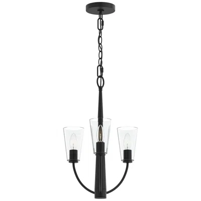 Progress Lighting Jheni Three-light  Chandelier With Clear Glass Shades