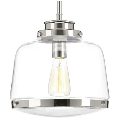 Progress Lighting Judson Collection One-light Clear Glass Pendant Light